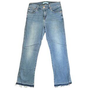 7 For All Mankind B(air) Cropped Boot Stretch Denim Jeans Women's Size 26
